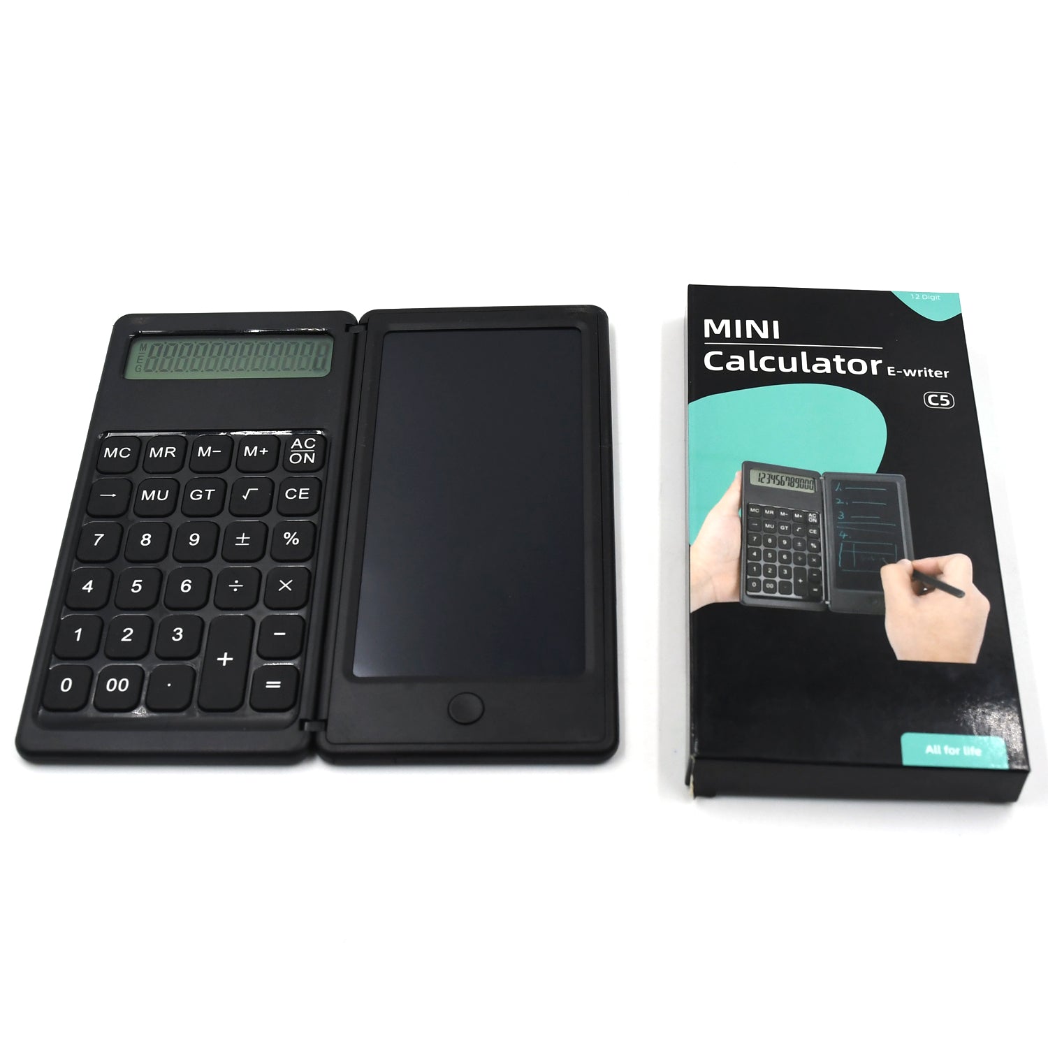 6739 Foldable Calculator With 6 Inch LCD Tablet Digital Drawing Pad Stylus Pen Erase Button Lock Function Smart Calculator 6739 Foldable Calculator With 6 Inch LCD Tablet Digital Drawing Pad Stylus Pen Erase Button Lock Function Smart Calculator